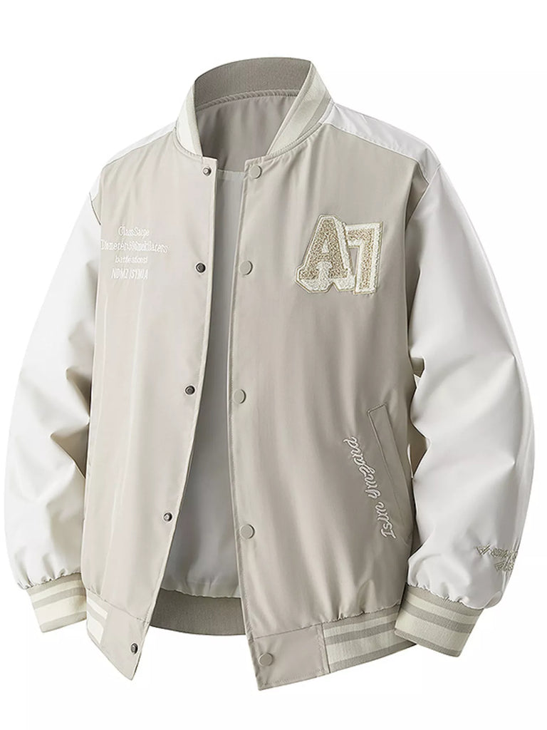 Men's Plus Size Snap Down Long Sleeve Jacket