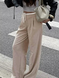 Wide-Leg Pants with Drawstring Waist thumbnail 2