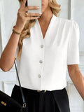 V-Neck Button-Down Shirt thumbnail 24