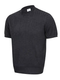 Men's Mock Neck Short Sleeve Knit Top thumbnail 2