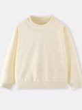 Children's Casual Solid Color Crew Neck Sweatshirt thumbnail 1