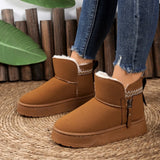 Suede Ankle Boots with Decorative Strap thumbnail 3