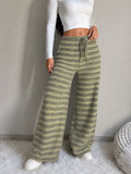 Striped Knit Wide-Leg Pants thumbnail 3