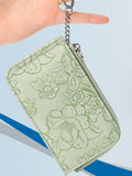 Embossed Floral Leather Bifold Wallet thumbnail 3