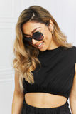 Metal-Plastic Hybrid Full Rim Sunglasses thumbnail 5