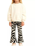 Children's Zebra Print Flare Pants thumbnail 1