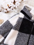 Children's Cozy Plaid Hooded Fleece Jacket thumbnail 3