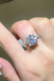 5 Carat Moissanite 925 Sterling Silver Ring thumbnail 1