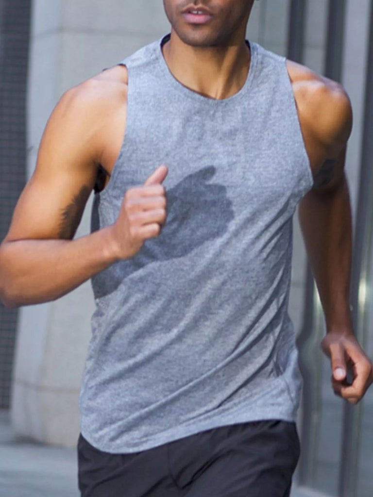Men's Full Size Breathable Athletic Tank Top Plus Size