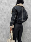 Sherpa Trim Cropped Jacket thumbnail 11