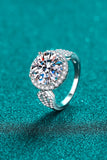 5 Carat Moissanite 925 Sterling Silver Ring thumbnail 7