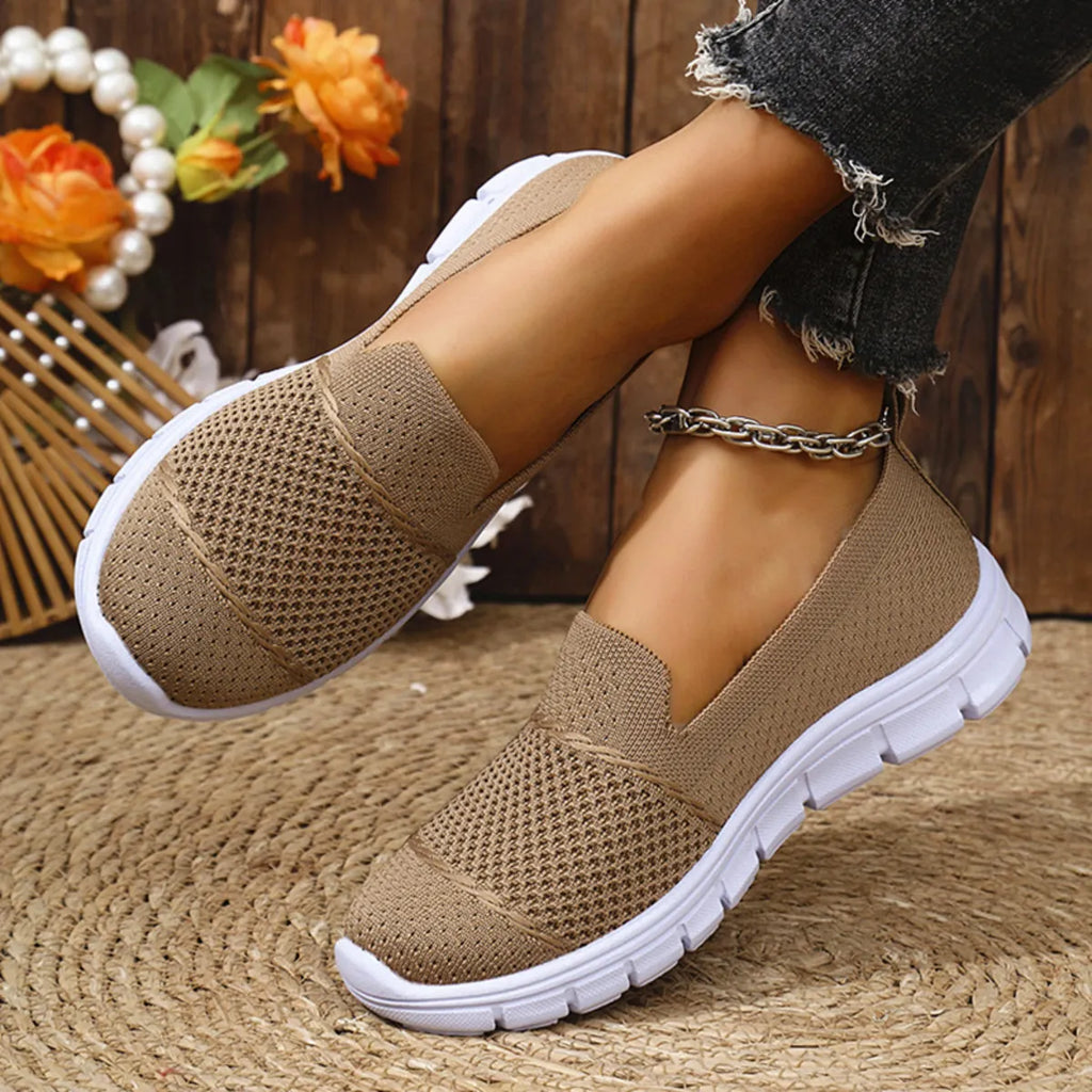 Breathable Mesh Athletic Slip-Ons