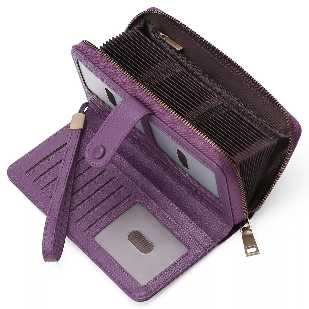 Leather Long Wallet