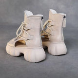 Chunky Platform Lace-Up Sandals thumbnail 9
