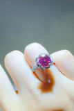 2 Carat Moissanite 925 Sterling Silver Flower Shaper Ring thumbnail 1