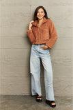 Zip-Up Collared Teddy Jacket thumbnail 4