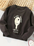 Children's Ping-Pong Graphic Casual Sweatshirt thumbnail 1