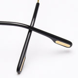 Rimless Oval Sunglasses with Gold Frame thumbnail 7