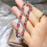925 Sterling Silver Moissanite Bracelet thumbnail 3
