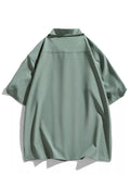Men's Plus Size Casual Short-Sleeve Shirt thumbnail 2