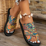 Bohemian Patterned Cutout Sandals thumbnail 4