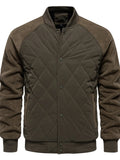 Men's Quilted Snap Down Long Sleeve Jacket thumbnail 27