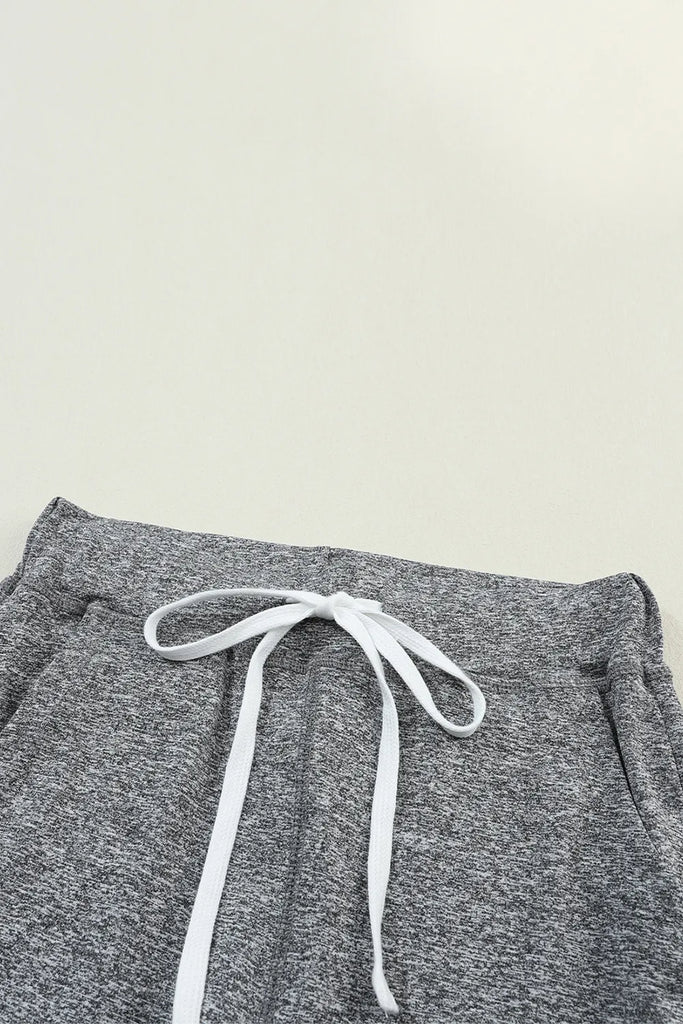Drawstring Joggers with Pockets