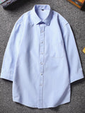 Men's Plus Size Casual Button Up Shirt thumbnail 4