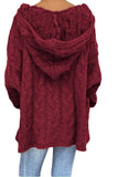 Cable-Knit Hooded Sweater thumbnail 12