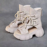 Chunky Platform Lace-Up Sandals thumbnail 6