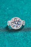 5 Carat Moissanite 925 Sterling Silver Ring thumbnail 5
