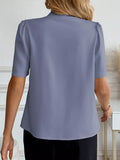 V-Neck Button-Down Shirt thumbnail 11