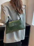 Studded Flap Chain Shoulder Bag thumbnail 7