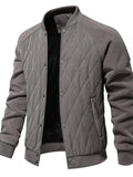 Men's Quilted Snap Down Long Sleeve Jacket thumbnail 21