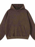 Men's Washed Oversized Long Sleeve Hoodie thumbnail 12