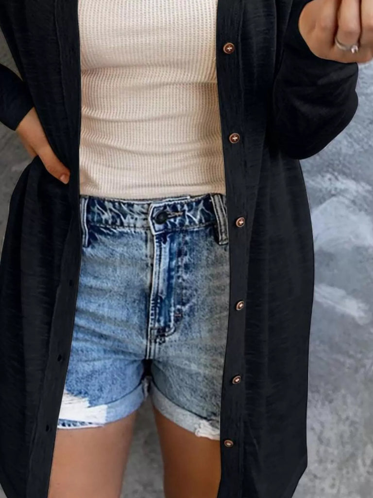 Lightweight Button-Down Cardigan