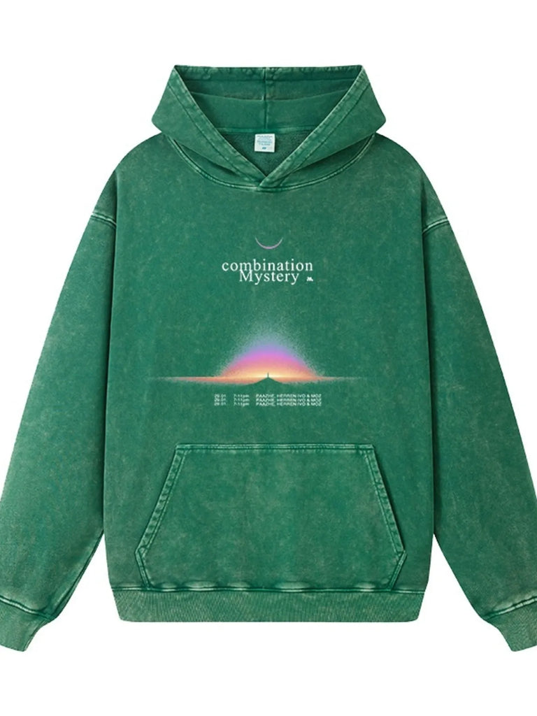 Men's Graphic Dropped Shoulder Hoodie