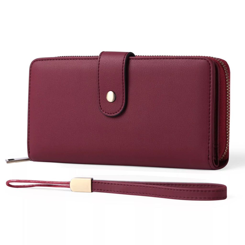PU Leather Long Wallet