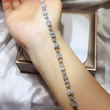 925 Sterling Silver Moissanite Bracelet thumbnail 3