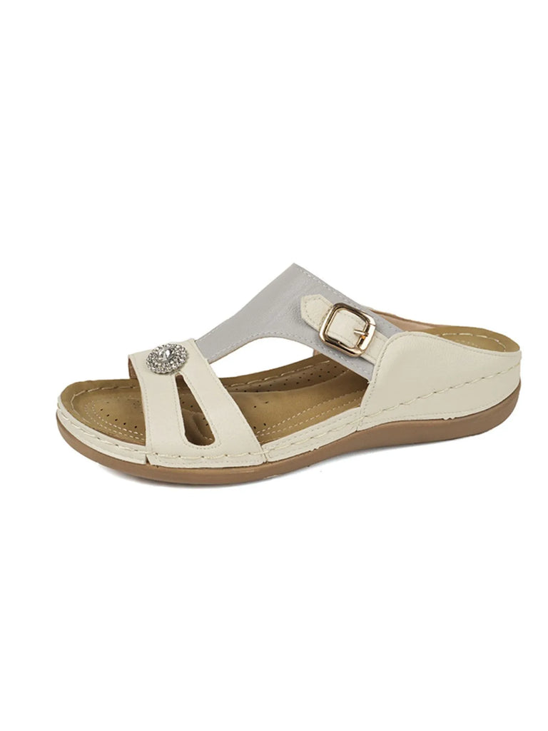 Open Toe Contrast Sandals
