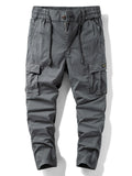 Men's Cargo Pants with Drawstring Waist thumbnail 3