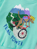 Children's Pedal Power Graphic Crew Neck Sweatshirt thumbnail 3