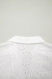 Solid Color Eyelet Embroidered T Shirt Mini Dress thumbnail 10