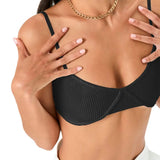 Scoop Neck Spaghetti Strap Bra thumbnail 6