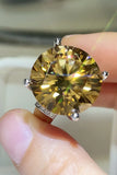 20 Carat Moissanite 925 Sterling Silver Ring thumbnail 3