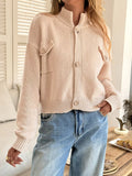 Button-Down Knit Cardigan thumbnail 1