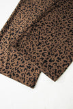 Leopard Print Elastic High Waist Loose Corduroy Pants thumbnail 10