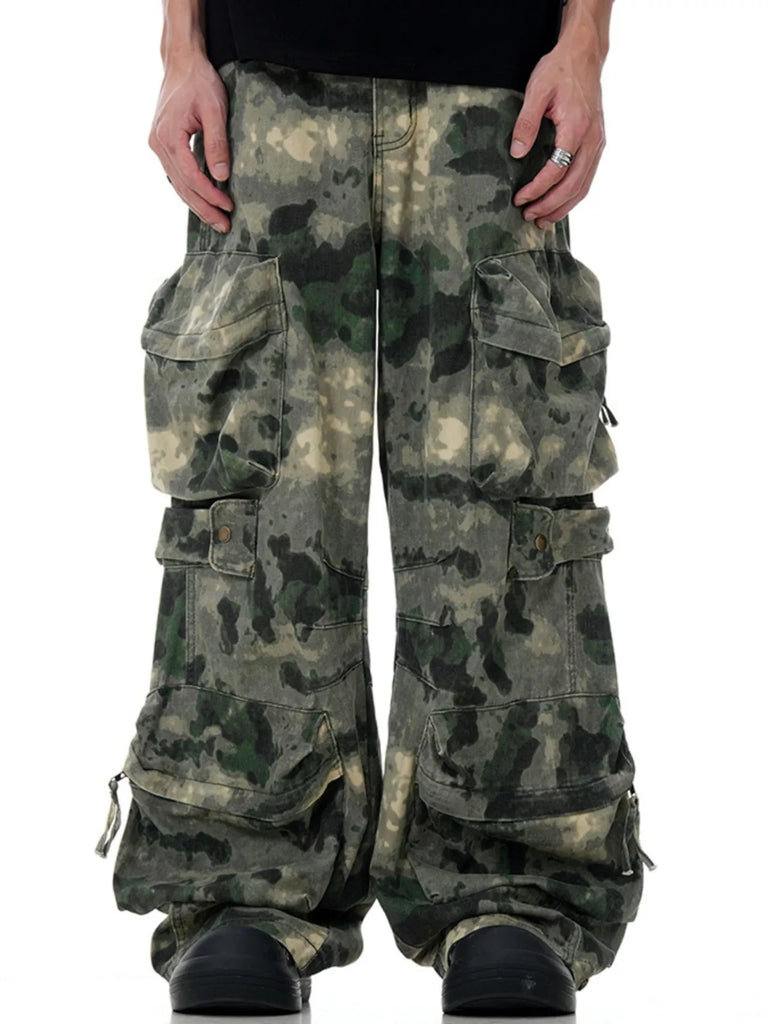Men's Camouflage Loose Fit Cargo Pants