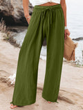 Full Size Drawstring Wide Leg Pants Plus Size thumbnail 23