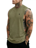 Men's Full Size Round Neck Tank Top Plus Size thumbnail 11
